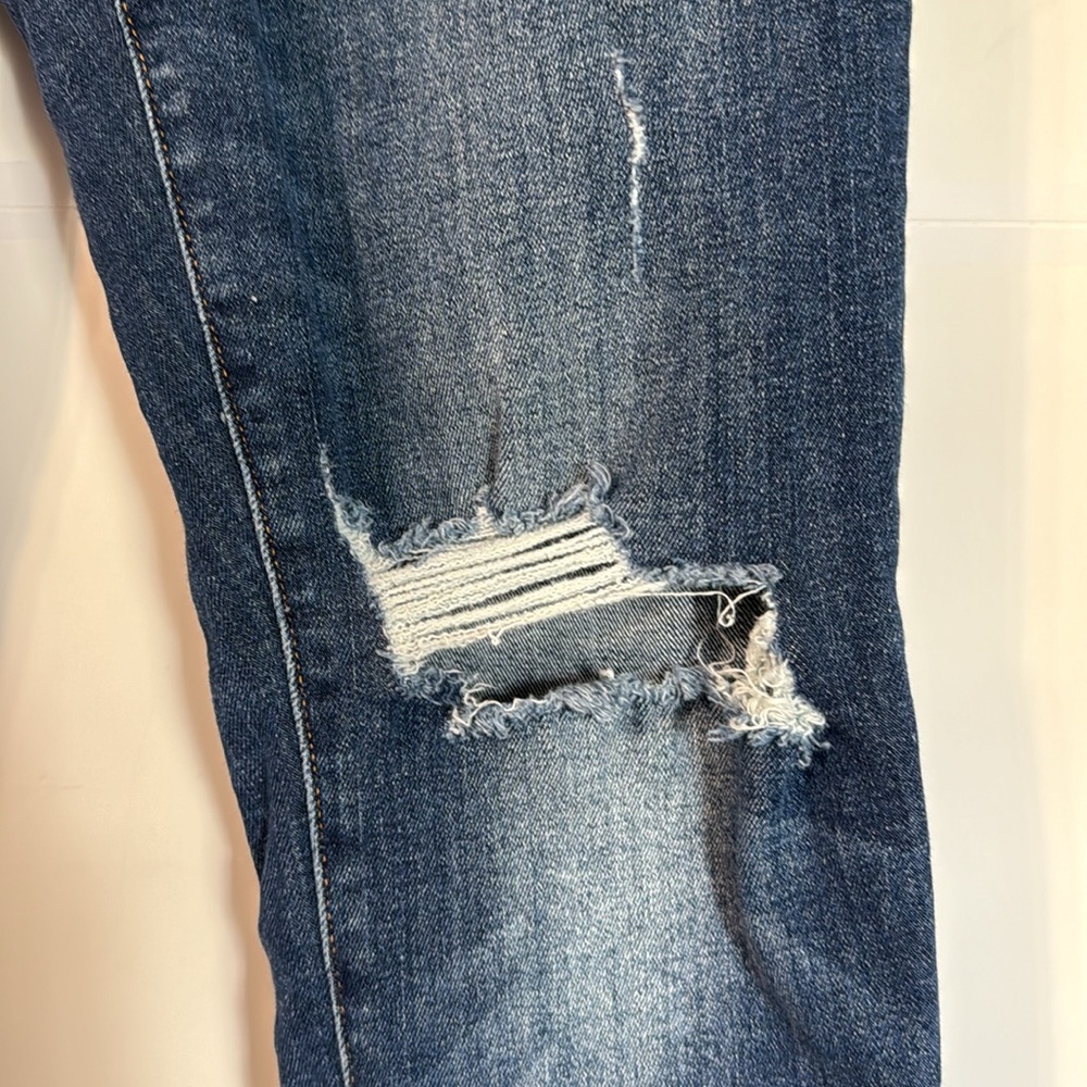 Lucky Brand π Ava Mid Rise Distressed Skinny Size 4 - Picture 9 of 15